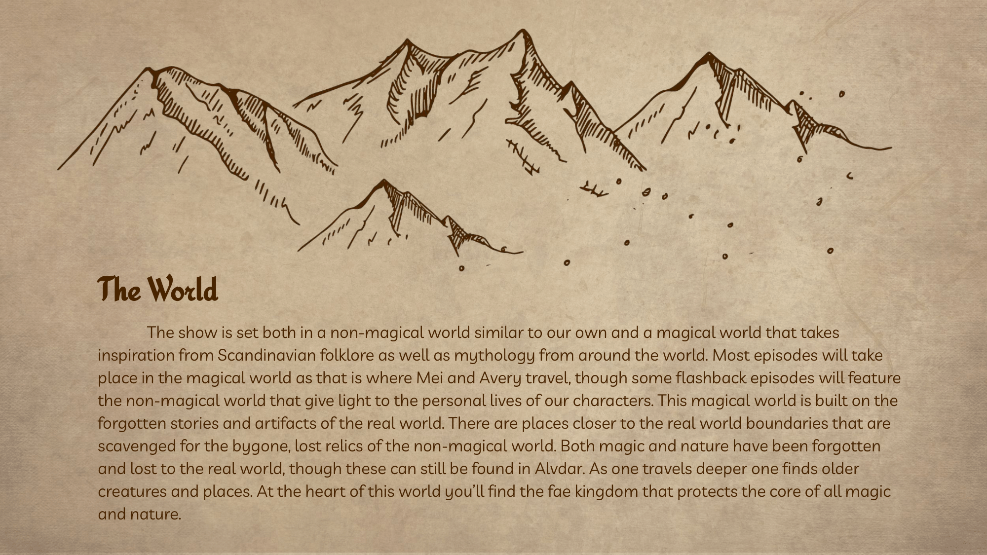 Pitch Bible Page one